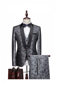 LV01-SILSTFL Tuxedo Rental Sale Purchase Ready made Malaysia Kuala Lumpur Selangor