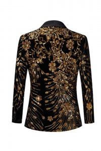 KC01-JBLKGOLDFLSQ back Formal Men Suit Rental Malaysia