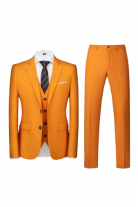 MR53-YELLNEON-ORANGE Formal Men Suit Rental Malaysia