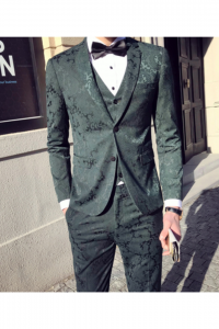 SH08-GREFL-1XL Emerald Green Formal Tuxedo Men Suit Rental Malaysia Kuala Lumpur Selangor Petaling Jaya Baju Lelaki Sewa Blazer