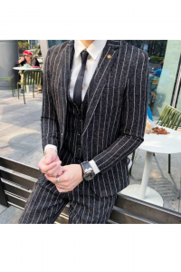 YT13-GRYLTBLKSTR-1XL BLK pre-order c Tuxedo Rental Sale Purchase Ready made Malaysia Kuala Lumpur Selangor