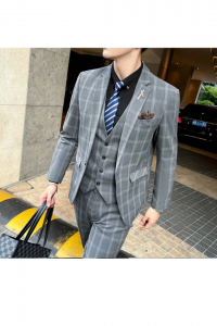 YT18A-GRYLTCHQ-3XLc Tuxedo Rental Sale Purchase Ready made Malaysia Kuala Lumpur Selangor