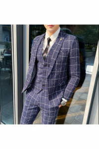 YT20-GRYLTCHQLT-4XL Blue pre-order a Tuxedo Rental Sale Purchase Ready made Malaysia Kuala Lumpur Selangor (3)